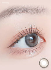 Lensrang 1-Month Suger Cream Ash Gray (2 Pack)