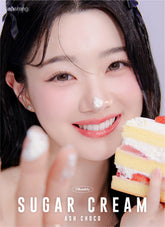 Lensrang 1-Month Suger Cream Ash Choco (2 Pack)