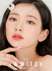 Lensrang Iwwitch Ocen Blue Monthly Contact Lenses (2 Pack)