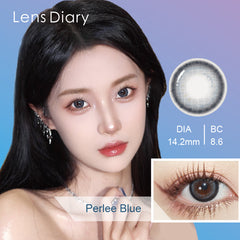 Lens Diary Perlee Blue Monthly Circle Lenses (2 Pack)