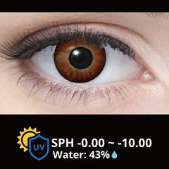 Cosplay Halloween Contact Lenses - Electro Lens Orange