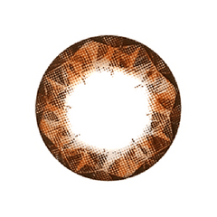 NEO Ruby Brown Colored Contact Lenses 6 months disposable (1 Pack)