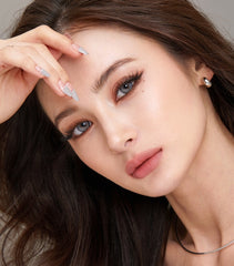 Olens Nella Ash Gray Monthly Colored Contacts (2 Pack)