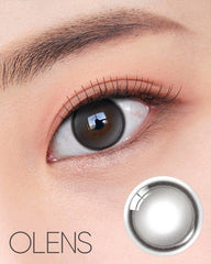 OLENS 1-Month Glowy Tear Gray (2 Pack)