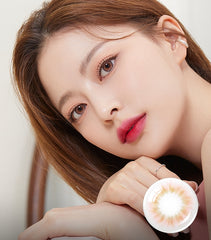 Olens Spanish Real Peach Monthly Colored Contacts (2p) Discontinued