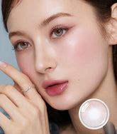 Olens Moonrise Dew Gray Monthly Color Contact Lenses (2p)