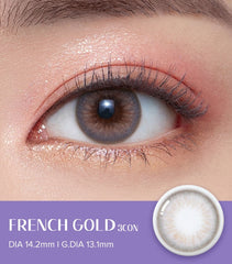 OLENS 1 Day French Gold 3con Gray (10 Pack)