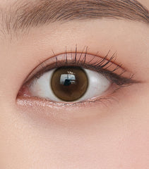 OLENS Shine Touch Milky Brown Monthly Contact Lenses (2 Pack)