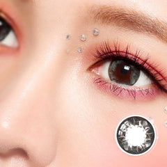 NEO Ruby Gray Colored Contact Lenses 6 months disposable (1 Pack)