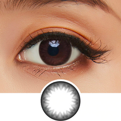Clalen Iris 1 Day Jazz Black Daily Colored Contact Lenses (30 Pack)