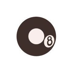 I-Contact Cosplay Halloween Contact Lenses 8 Ball