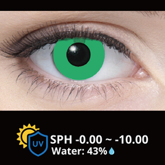InnoVision Cosplay Halloween Contact Lenses Solid Green