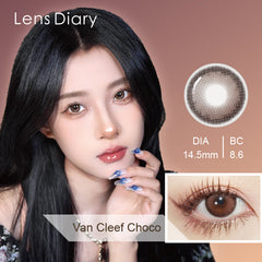 Lens Diary Van Cleef Choco Monthly Circle Lenses