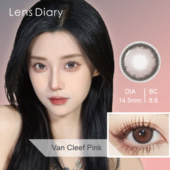 Lens Diary Van Cleef Pink Monthly Circle Lenses (2 Pack)