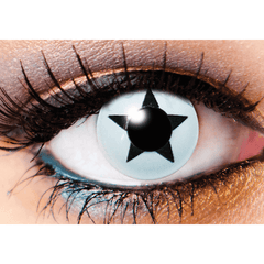 InnoVision Cosplay Halloween Contact Lenses Black Star