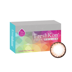 FreshKon Colors Fusion Brilliant Brown Monthly Contact Lens (2p)