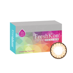 FreshKon Colors Fusion Glinting Brown Monthly Contact Lens (2p)