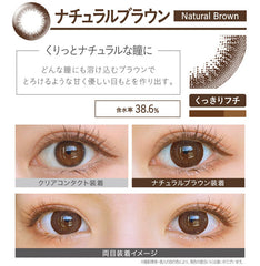EverColor 1 Day 1 Day Color Contact lenses Natural Brown (20p)