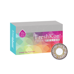 FreshKon Colors Fusion Perky Brown Monthly Contact Lens (2p)