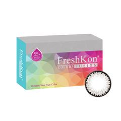 FreshKon Colors Fusion Shimmering Gray Monthly Contact Lens (2 Pack)