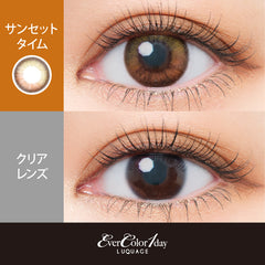 EverColor 1 Day LUQUAGE Sunset Time Japanese color lenses (10p)