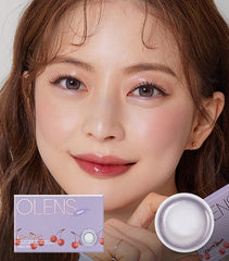 Olens Cherry Moon Gray Monthly Color Contact Lenses