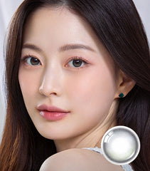 Olens Glowy Ash Gray Monthly Circle Lenses (2 Pack)