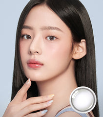 Olens Double Tint Gray Monthly Circle Lenses