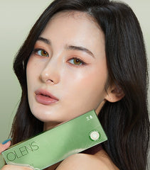 OLENS 1-Day Ocean Velvet Green Contact Lenses (10 Pack)