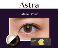 Clalen Astra Estelle Brown Daily Colored Contact Lenses (30p)