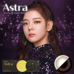 Clalen Astra Estelle Brown Daily Colored Contact Lenses (30p)