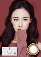 Lensme Secret Kiss Brown monthly color contact lenses