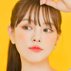 Lenstown Monthly Colored Contact Lenses KakaoFriends Muzi Gray (2 Pack)