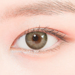 Lenstown Monthly Colored Contact Lenses KakaoFriends Muzi Gray (2 Pack)