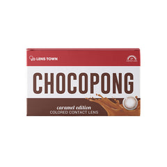 Lenstown Chocopong Caramel Choco Color Contacts Monthly (2 Pack)