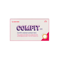 Lenstown Comfit Brown Colored Contact Lenses Monthly (2 Pack)