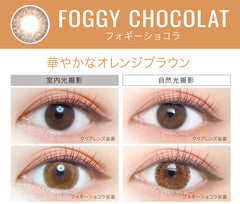 EverColor 1 Day LUQUAGE Foggy Chocolat Japanese color lenses (10p)