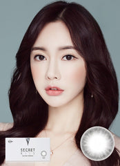 Lensme Secret Kiss Gray monthly color contact lenses