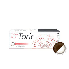 Clalen Iris Toric 1 Day Halo Brown Daily Colored Contact Lenses (30p)