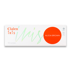 Clalen Iris 1 Day Alicia Brown Daily Colored Contact Lenses (30p)