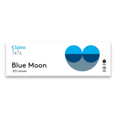 Clalen Iris 1 Day Blue Moon Daily Colored Contact Lenses (30p)