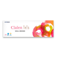 Clalen Iris 1 Day Soul Brown Daily Colored Contact Lenses (30p)