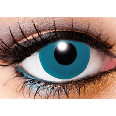 InnoVision Cosplay Halloween Contact Lenses Solid Blue