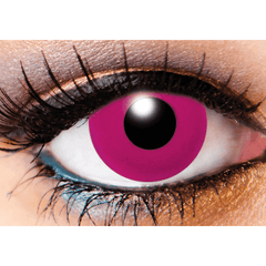 InnoVision Cosplay Halloween Contact Lenses Solid Pink