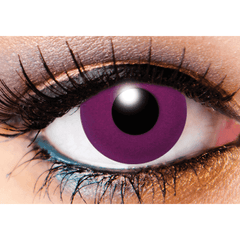 InnoVision Cosplay Halloween Contact Lenses Solid Purple