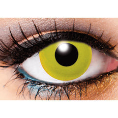 InnoVision Cosplay Halloween Contact Lenses Solid Yellow